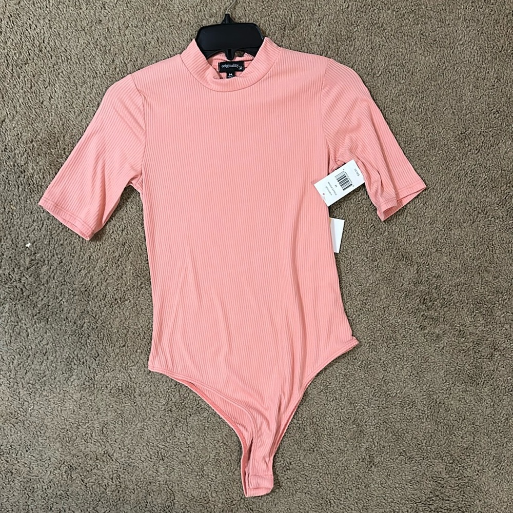 Originality women’s body suit, pink size medium